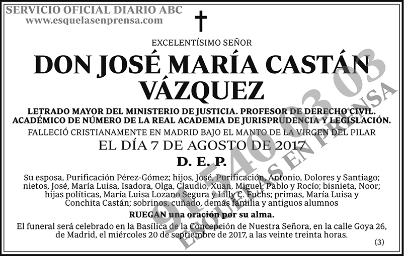 José María Castán Vázquez